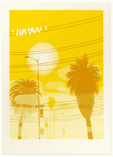 Une affiche de Jordan Crane pour « Uptight »