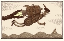 Tom Gauld et son jetpack