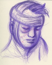 Un croquis de Charles Burns