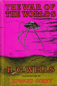 « La guerre des mondes » de H.G. Wells illustrée par Edward Gorey
