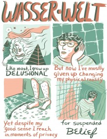 La première planche de « Wasser-welt » par Rebekka Dunlap