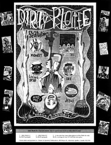 Publicité pour le Dirty Plotte #2 de Julie Doucet (1991)