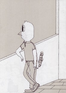 « Balcon », dessin de Frédéric Fleury