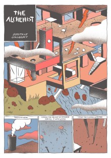 La première planche de « The Alchemist » par Domitille Collardey