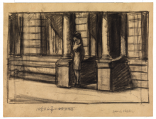 Une esquisse d&rsquo;Edward Hopper