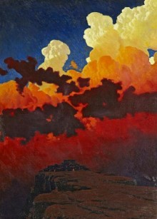 Un ciel empourpré par James Swinnerton (1875-1974)