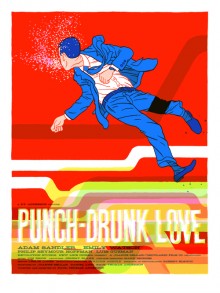 Jordan Crane revisite l&rsquo;affiche du « Punch-Drunk Love » de Paul Thomas Anderson