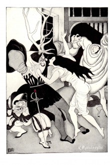 Une étrange illustration de Ralph Barton (1891-1931)