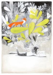 Une illustration tirée de « Jane, le renard et moi », d&rsquo;Isabelle Arsenault et Fanny Britt