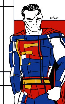 Erica Henderson propose un surprenant « Art Superhero : Man of De Stijl »