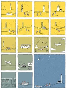 Une planche signée John Martz tirée du dernier numéro de Lucky Peach