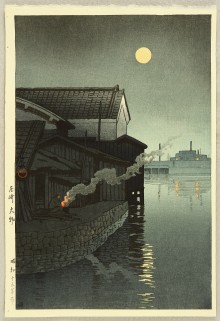 « Amagasaki » de Kawase Hasui
