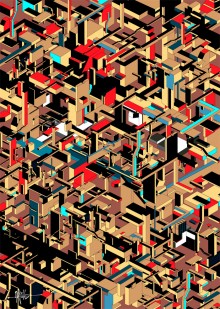 Les motifs colorés de Yusuke Moritani a.k.a KARE