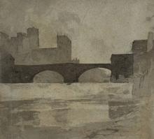 Un tableau de John Sell Cotman, vers 1805