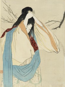 « Ume », une estampe de Hanko Kajita