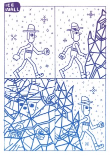 « Ice Wall », une page signée Lachlan Conn