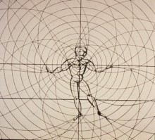 « Man as a Dancer » par Oskar Schlemmer