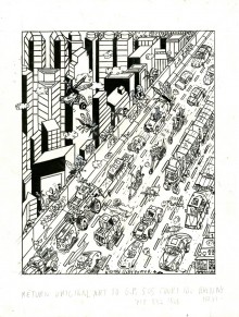 « Texas Vista » (1992), illustration de Gary Panter