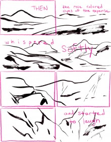 « Mountains », une page d&rsquo;Andrew White
