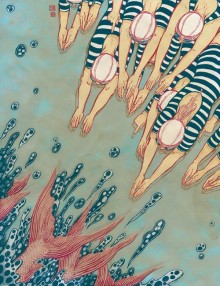 Une illustration signée Shimizu Yuko