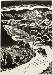 « Chama River » (2006), une gravure de Thayer Carter