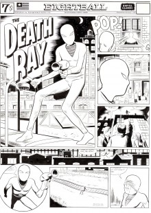 Un projet de couverture pour le Eightball #23 de Daniel Clowes