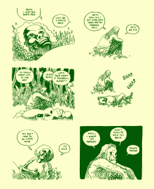 Extrait du « Treasure Island » de Connor Willumsen