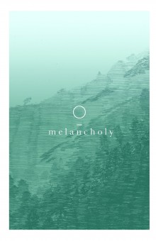Couverture de « melancholy » par Aaron Pittman
