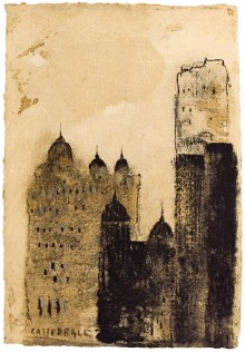 Une « Cattedrale » (2011) de Piero Pizzi Cannella