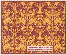 Un motif Art Nouveau (Secession) de Koloman Moser (Vienne, 1868-1918)