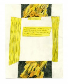 Une page abstraite de Marie Jacotey-Voyatzis