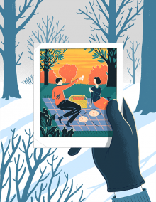 Une illustration signée Robert Frank Hunter