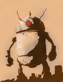 Un robot géant vu par Eric Orchard
