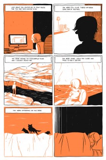 Une page signée Luke Pearson