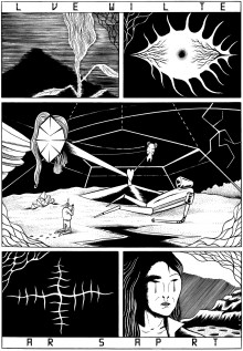 Une planche de Léo Quiévreux, sous influence