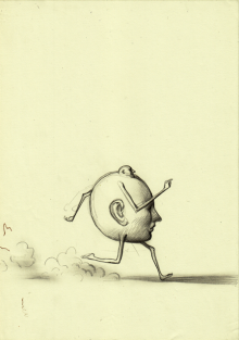 Un dessin onirique de Paolo Uberti