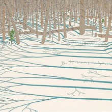 « Snow Covered Pond », illustration de Gregory Hennen
