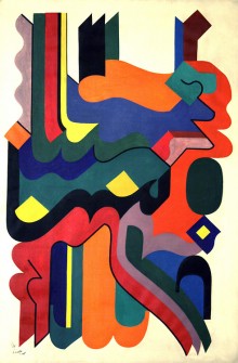 Une composition calligraphique de Mohammed Ehsai