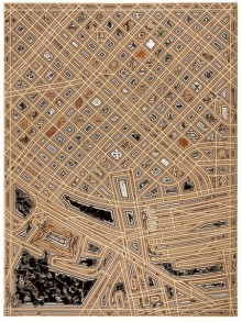 Pierre Cordier, Topogramme de Buenos Aires #2 (1992)