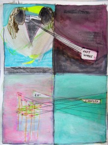« Don’t Blow It (Out of Proportion) », composition abstraite d&rsquo;Alyssa Berg