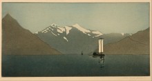 Un paysage signé John Taylor Arms (1887-1953)