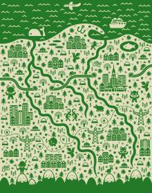 Les cartographies illustrées de Jan Feliks Kallwejt