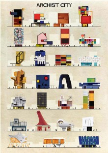 Federico Babina imagine l&rsquo;architecture d&rsquo;artistes connus