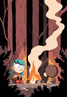 Une image tirée de « Hilda and the Black Hound », de Luke Pearson