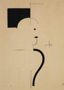 Une lithographie d&rsquo;Oskar Schlemmer datant de 1916