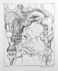 Une composition étrangement organique de Bernhard Luginbühl