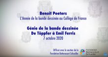 Le génie de la bande dessinée – Collège de France